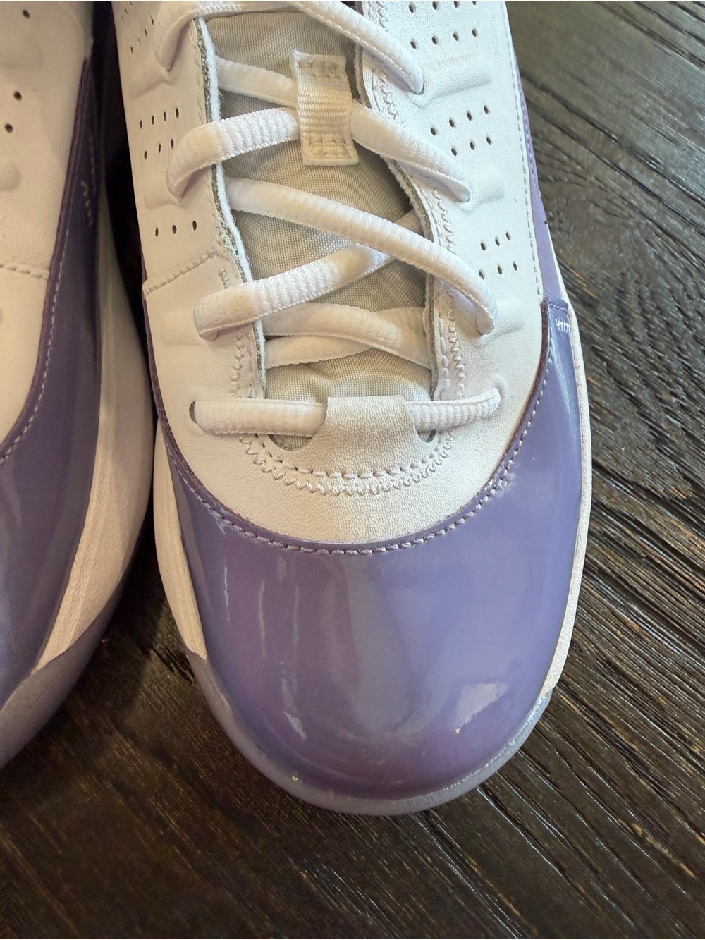 Nike Air Jordan Max Aura 7 White and Purple  6Y - Picture 6 of 11